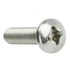 M3 x 8MM Stainless Steel A2 Pozipan Pan Head Screws Pack of 10